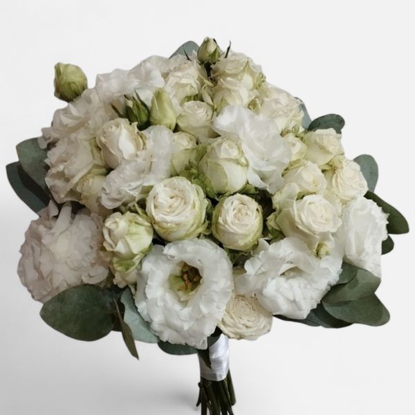 Весільний букет "Білосніжна гармонія" 000503 фото Весільний букет "Білосніжна гармонія" 000503 фото