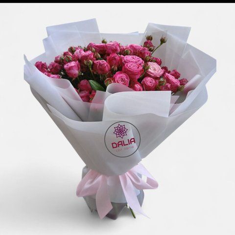 Букет з кущової троянди &laquo;Pink Elegance&raquo; 39845 фото